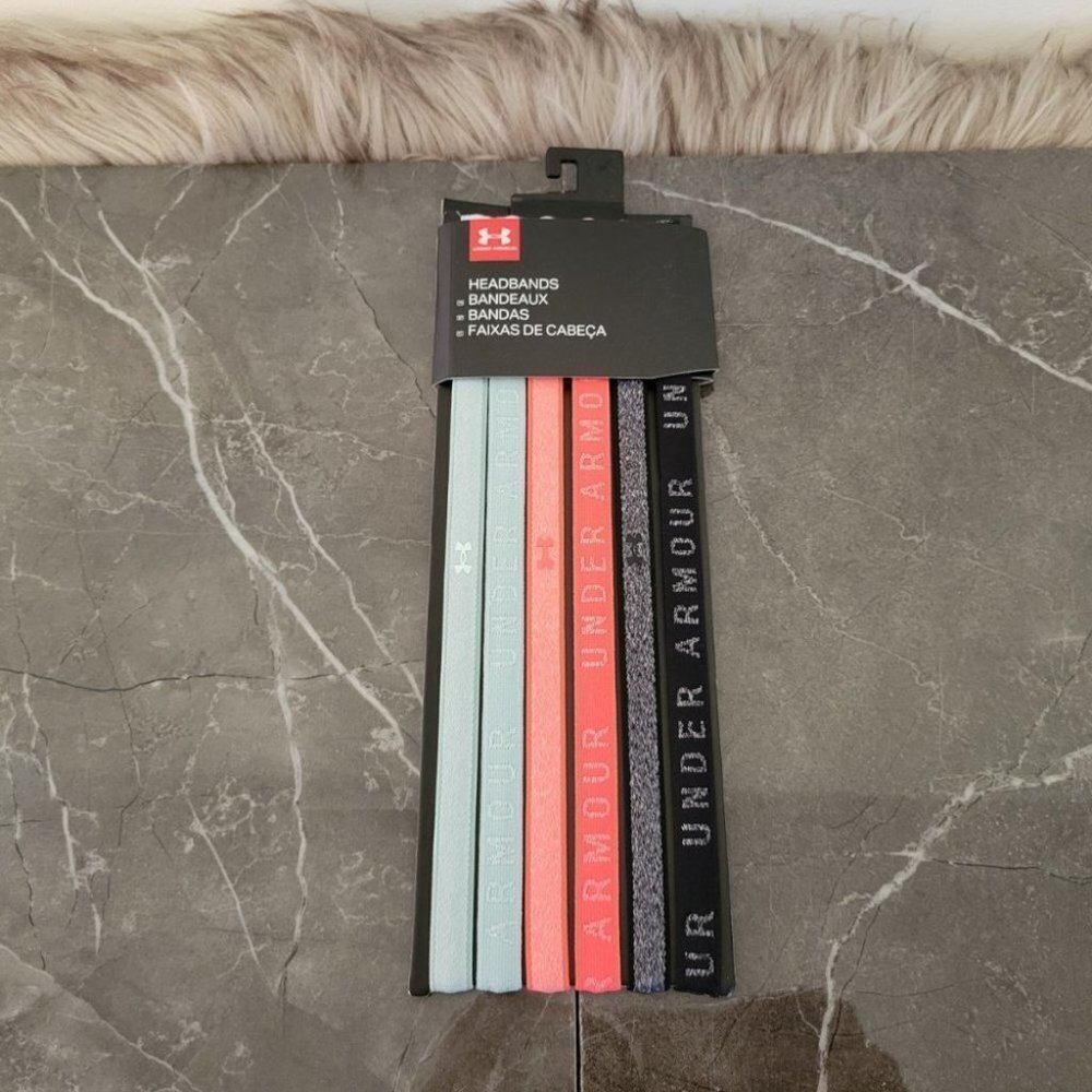 Under Armour 6 Pack Headbands NWT